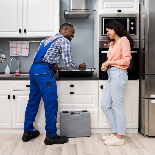 can you provide an estimate for cooktop repair before beginning any work in Groves